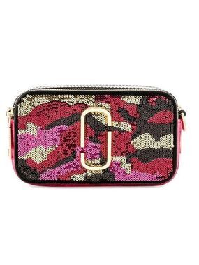 Marc Jacobs Camo Sequin Snapshot Camera Bag (Strap is missing)